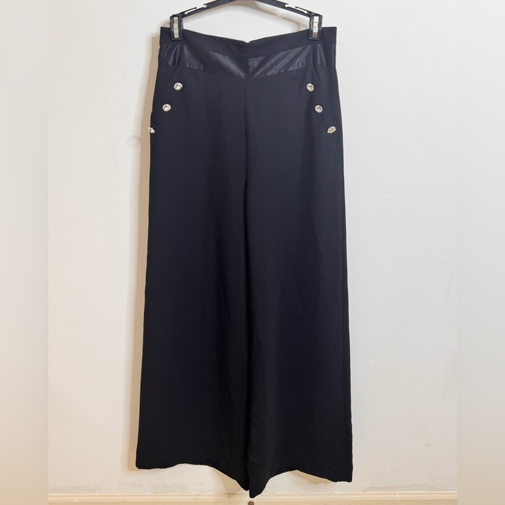 Adrianna Papell Black Gemstone Evening Essentials dress pants